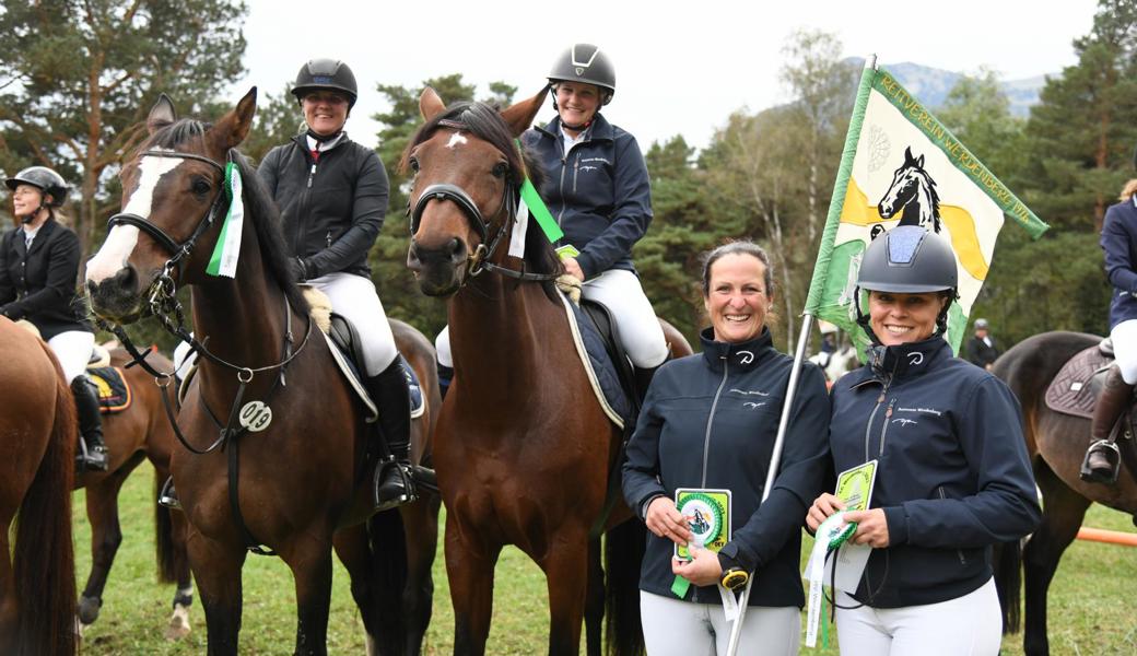 Die Equipe des Reitvereins Werdenberg (von links): Renate Berner, Martina Guntli, Fabienne Schadegg und Eleonore Ospelt.