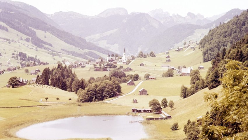  Schönenbodensee in Wildhaus, 1960. Angefertigt von Foto Gross. 