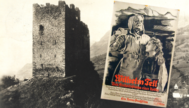 Feuer, Kriegsgeschrei und NS-Propaganda auf der Burg Wartau