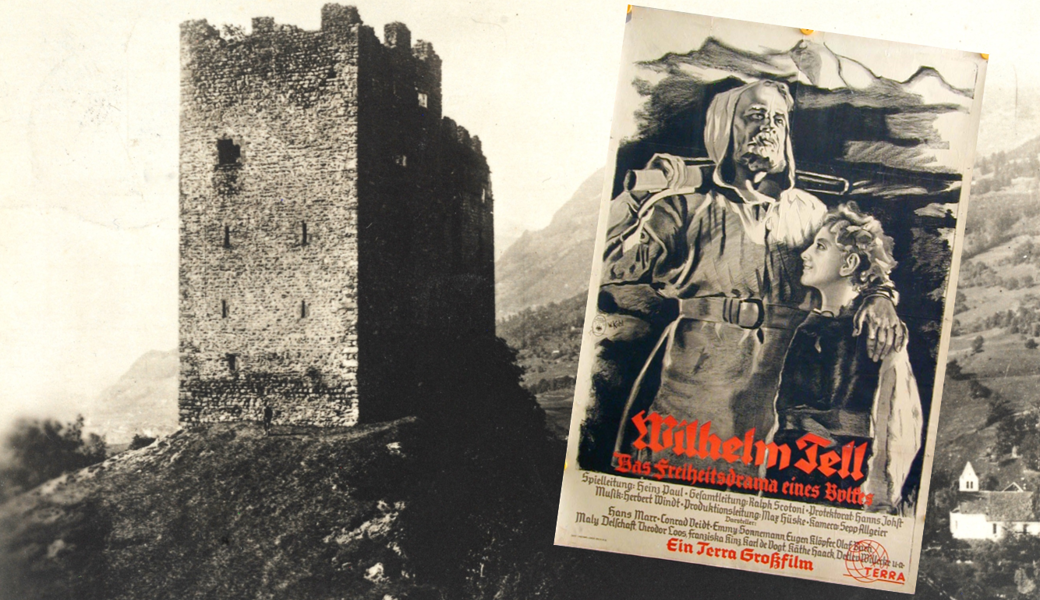 Feuer, Kriegsgeschrei und NS-Propaganda auf der Burg Wartau
