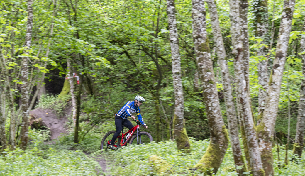 Mountainbikes kanalisieren, um die Natur zu schonen