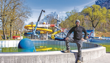 Die neue Attraktion im Freibad Vaduz ist fast fertig