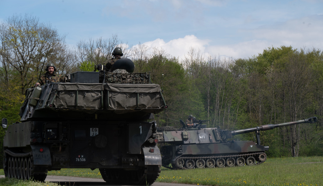 Ein Panzer der Schweizer Armee soll am 8. Juni in Buchs ausgestellt werden.