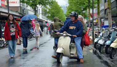 100 Vespisti trotzten Regen und Kälte