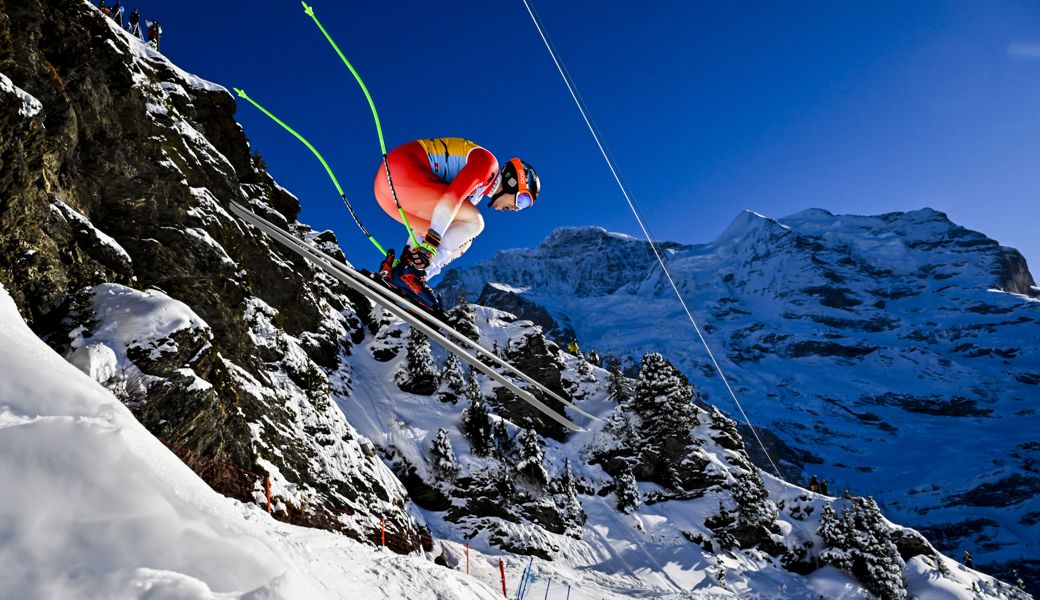 Auch im Super-G von Wengen verpasst der Obertoggenburger Josua Mettler die Punkteränge. 