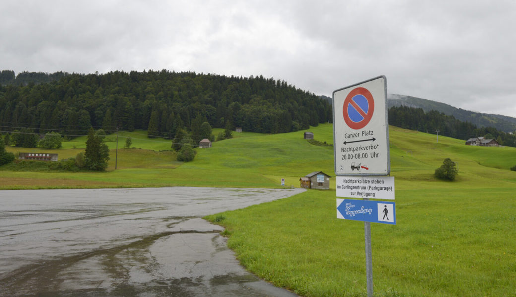  Parkplatztickets mittels Bewirtschaftung geplant: Der Parkplatz im Wildhauser Munzenriet. 