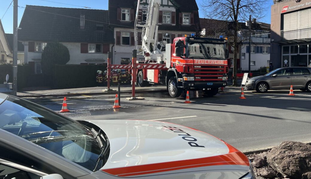  Der Brand ist im Bereich einer Küche ausgebrochen. Bild; Kapo SG