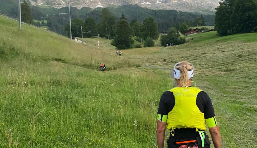 Auf dem Weg zur Kleinen Scheidegg: die Werdenberger Ultrasportlerin Anita Vincenz. 