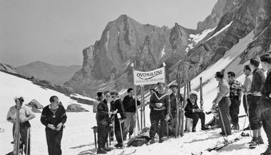 Anno dazumal: Skirennen vom Säntis zur Meglisalp