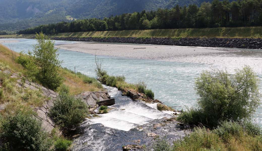 Heute mündet der monotone Vilterser-Wangser-Kanal zwischen Azmoos und Weite in den Rhein. Neu soll er ökologisch aufgewertet im Gebiet Schollberg in den Rhein geleitet werden. Dadurch würde der Kanal rund 2,5 Kilometer kürzer.