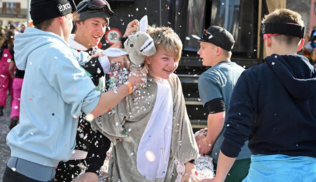 Sturmböen hin oder her: Wartau liess die Fasnacht noch einmal hochleben