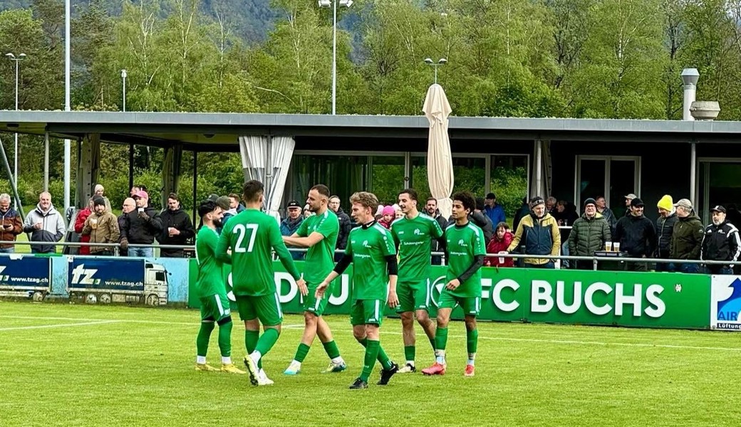 Die Buchser durften im Heimspiel vom Samstag gleich sieben Mal ein Tor bejubeln.