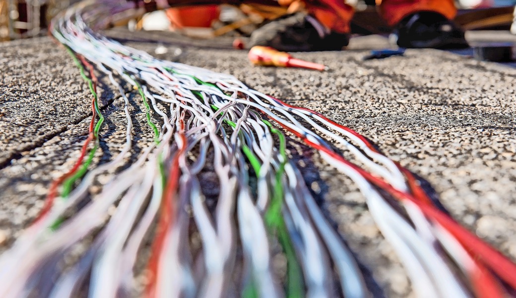 Kabel für eine bessere Versorgungszukunft gelegt: Das EWB kooperiert mit verschiedenen Providern.