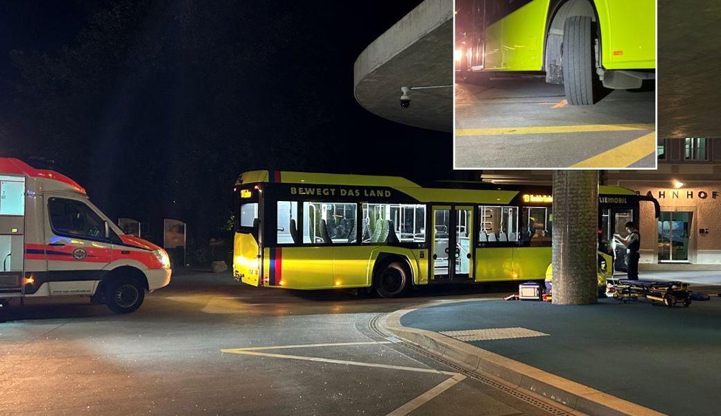 Der Unfall ereignete sich spätabends beim Busbahnhof in Schaan.