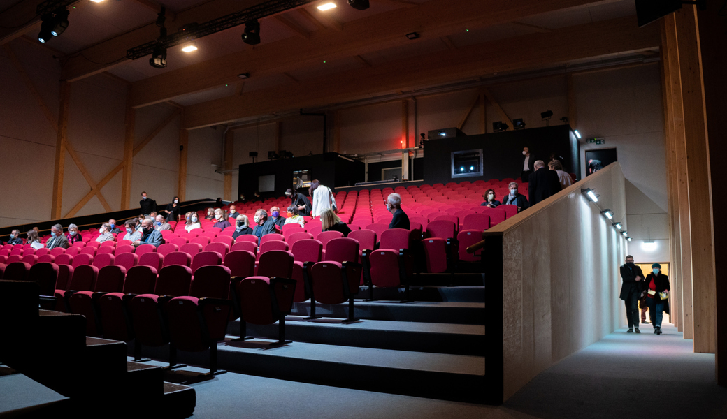  Das Provisorium des Theaters St. Gallen: Es könnte nächstes Jahr bereits am Bahnhof Buchs stehen. 