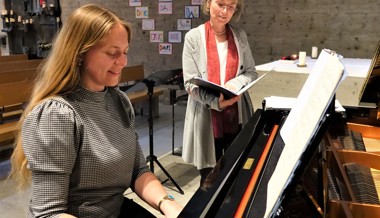 Seelsorgerin und Kirchenmusikerin malten «Bilder» in Wort und Musik