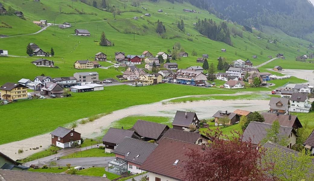 Die Thur tritt in Wildhaus-Alt St.Johann immer wieder über die Ufer.