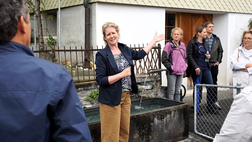 Ursula Wunder Novotny hatte Interessantes zu erzählen.