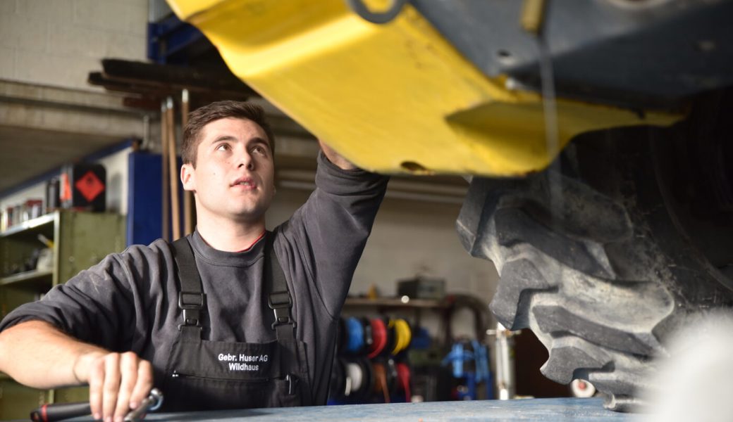  Reüssierte an den WorldSkills in Salzburg: Landmaschinenmechaniker Pascal Hofstetter aus Wildhaus. 