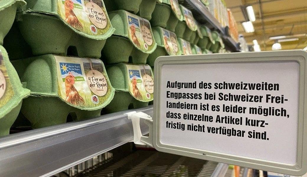 Eier-Engpass in Migros-Filiale – aber es ist ein schweizweites Problem