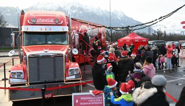 Weihnachtstruck bestaunen und Santa Claus besuchen