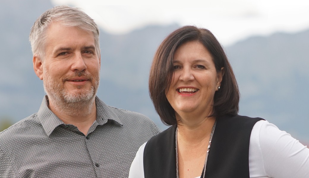 Maik Kohler und Alexandra Giobbi treten am 24. November zum zweiten Wahlgang in Buchs an.