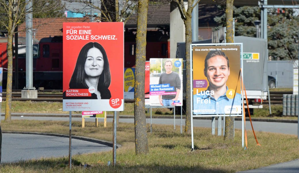 Strassenrand ist nicht gleich Strassenrand: Wo Wahlplakate stehen dürfen, ist ganz genau geregelt.