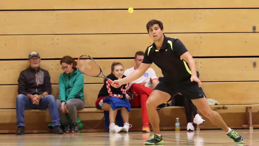 Der beste Schweizer Spieler Severin Wirth kommt jeweils gerne an die von den Rheintal-Speeders organisierten Swiss Open.