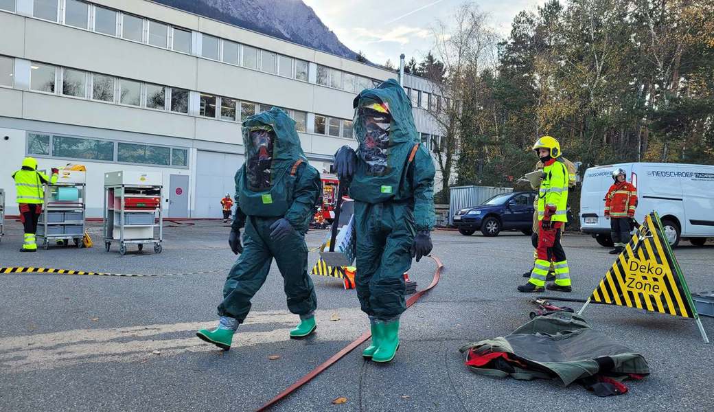 Die Übung diente dazu, um auf einen Ernstfall bestmöglich vorbereitet zu sein. 