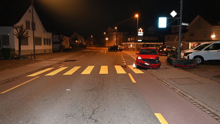 Der Unfall ereignete sich auf der Staatsstrasse in Oberriet.