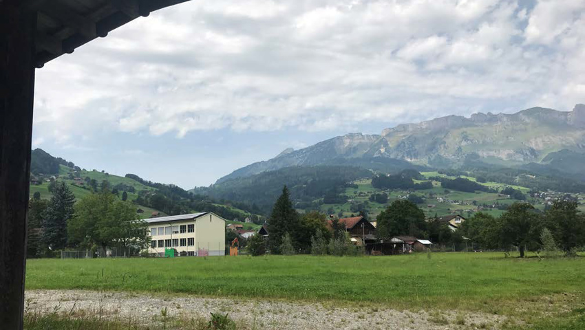  Blick auf das Areal Feld. 