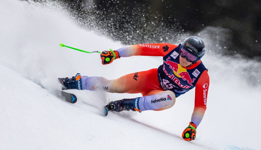  Darf am Freitag sein Können auf der Abfahrtsstrecke von Kitzbühel zeigen: Josua Mettler. Bild Johann Groder/APA/EXPA