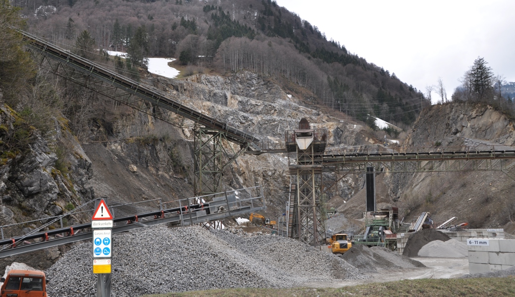 Aktuell nicht kostendeckend: Steinbruch Starkenbach.