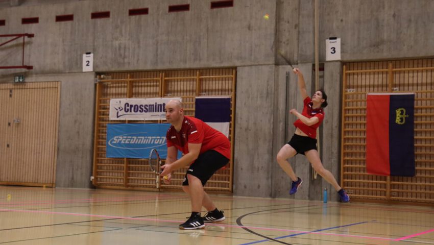  Emanuel Meier (Rheintal Speeders) und Anna Hubert (SC Nienstedten) bildeten ein dynamische Mixed-Doppel und erreichten Platz zwei. 