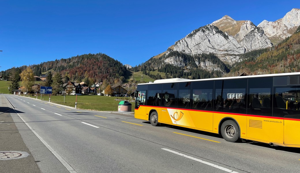 Ab Herbst 2024 elektrisch: Die Buslinie zwischen Buchs und Wildhaus.