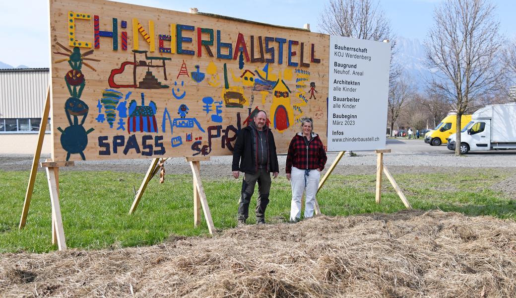 Auf dieser Wiese beim Zentrum Neuhof in Buchs dürfen die Kinder dieses Jahr bauen und gärtnern. 