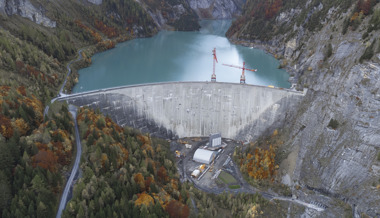 Gigerwald: Am Staudamm wird wieder gebaut