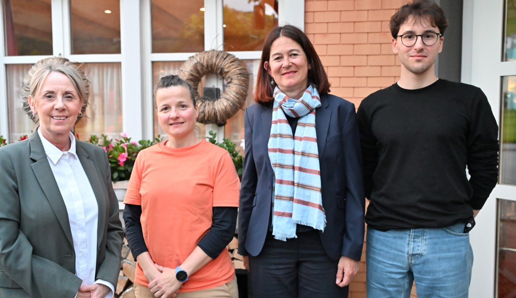 Von links: Claudia Sillack (Vizepräsidentin), Cécile Weber (Präsidentin), Katrin Schulthess und Alexander Hatziisaak (ehemaliges Co-Präsidium).