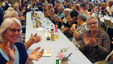 Beim Frühschoppen wurde oberschwäbische Gemütlichkeit zelebriert