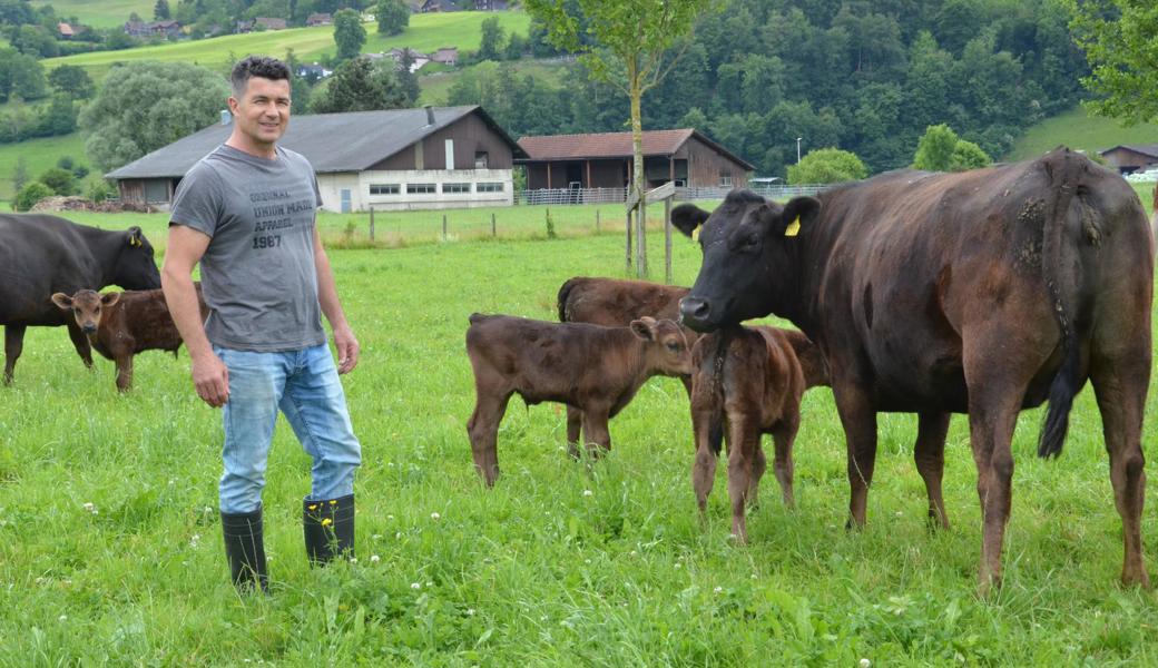 Christian Vetsch ist Mitgründer der Wagyu Swissbeef AG und für die Tierzucht zuständig.