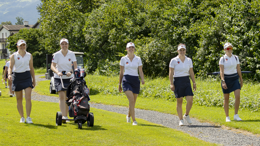 Liechtensteins Frauenteam erreichte anlässlich der European Team Shield Championships auf dem heimischen Golfplatz in Gams den achten Schlussrang.