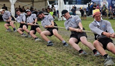 Erfolgserlebnis in der letzten Begegnung: Podestplatz für das Heimteam