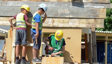 Nach Bauschluss: Kinderbaustelle steht auf solidem Fundament