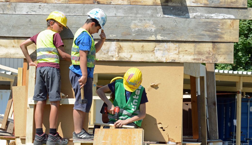 Nach Bauschluss: Kinderbaustelle steht auf solidem Fundament