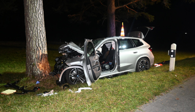 Bei Kollision mit Baum schwer verletzt