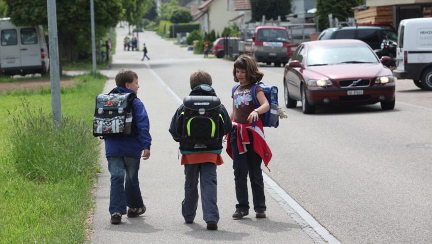  Auf dem Weg von der Schule nach Hause passierten 2021 mehr Unfälle mit Personenschaden als noch vor einem Jahr. 