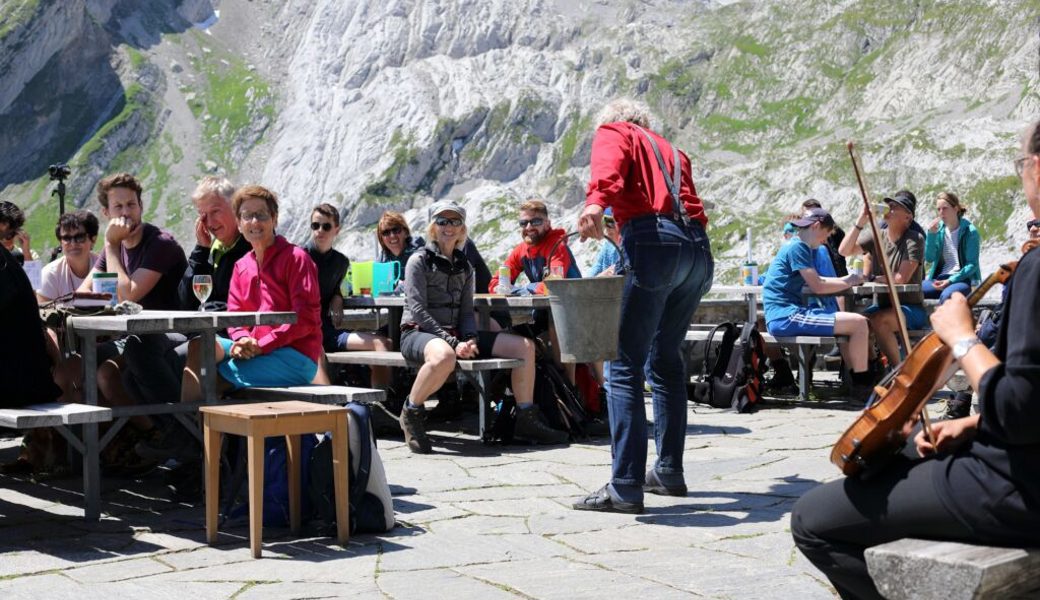 Das Freilufttheater auf der Zwinglipass-Hütte vor dem Altmann beendete seine Saison