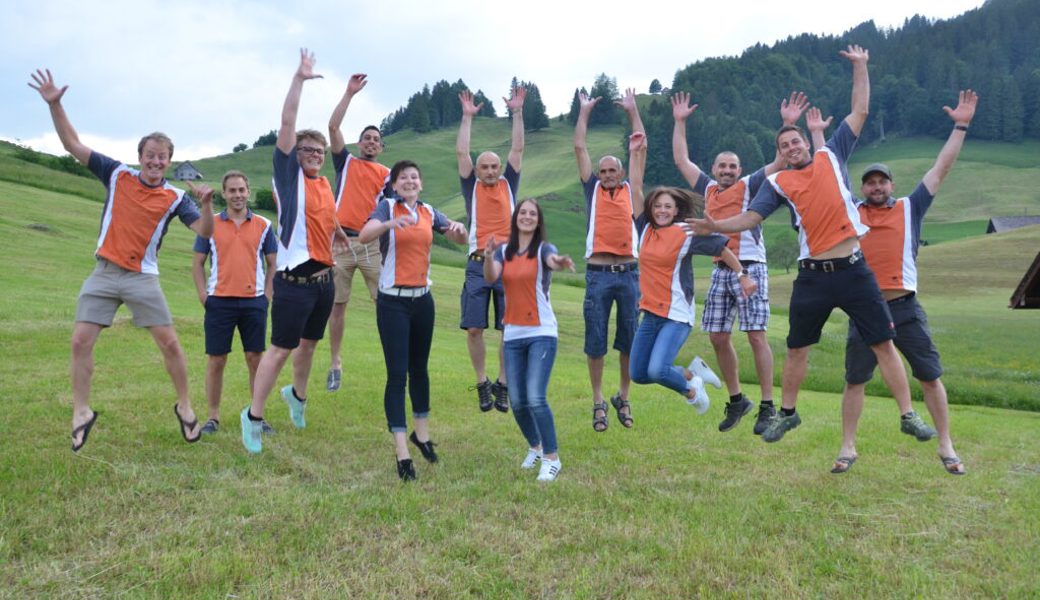  Das OK ist wieder voller Elan an der Organisation des Obertoggenburger Feldschiessens in der Nesslauer Laad. 