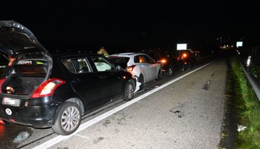 Auffahrkollision mit vier Autos auf der A13 in Widnau: Frau wurde leicht verletzt