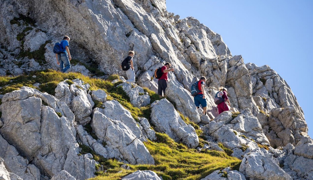 Am vergangenen Wochenende waren zahllose Wandernde am Säntis unterwegs.